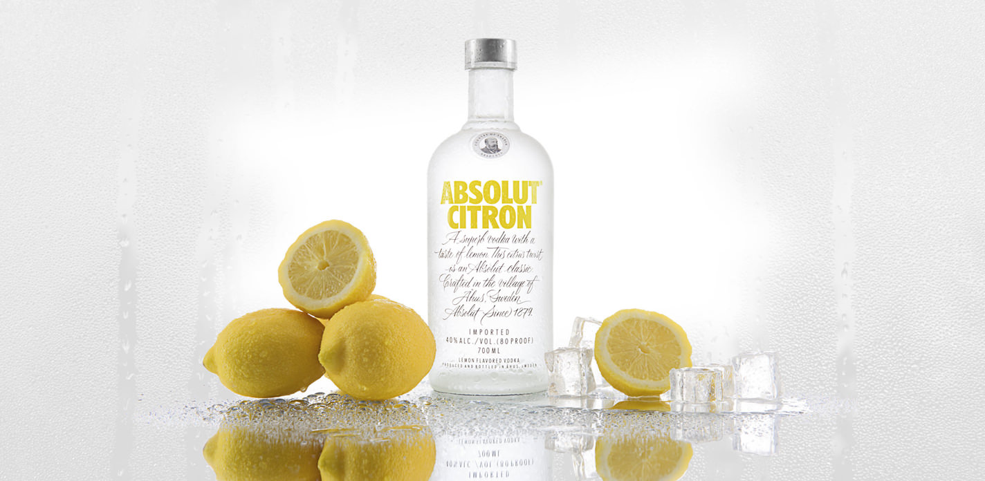 Absolute Vodka Lemons Advertising Photography