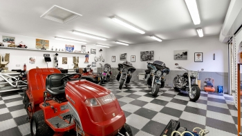 Harley Davidson Decor Garage Film Location Space Hire
