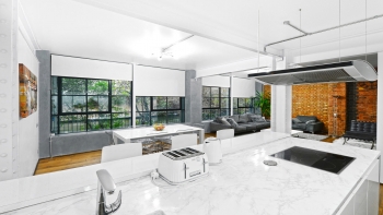 Photo Video Studio Hire London - White Kitchen For Cooking Food Shoots