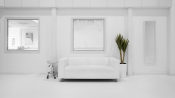 London Film Production Studio White Sofa Lounge Breakout Area