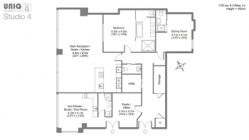 Studio 1 Floor Plan