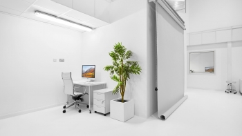 South East London Photo Film Studio White Desk Backdrop Area