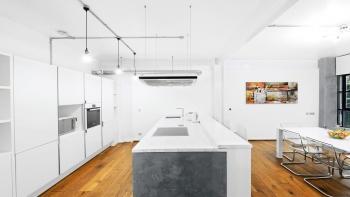 Photo Video Location Space London - Luxury Modern All White Kitchen