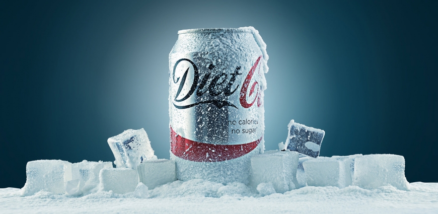 Coke Snow Ice Advertising Photography